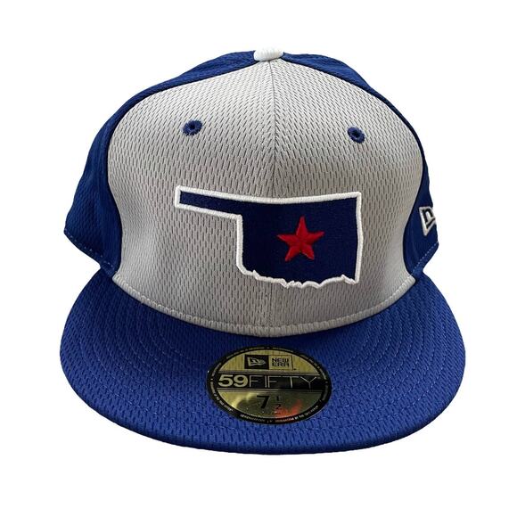 NWT New Era Oklahoma City Dodgers Fitted Hat 7 1/2 - Picture 1 of 4